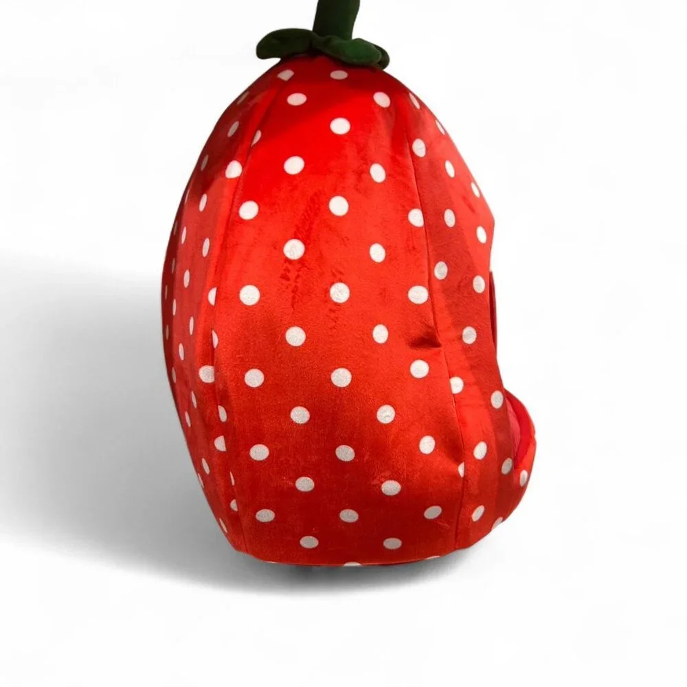 Strawberry Pet Cave | Cozy Small Animal Bed for Cats & Dogs